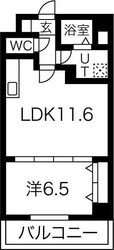 リバレイン江坂の物件間取画像